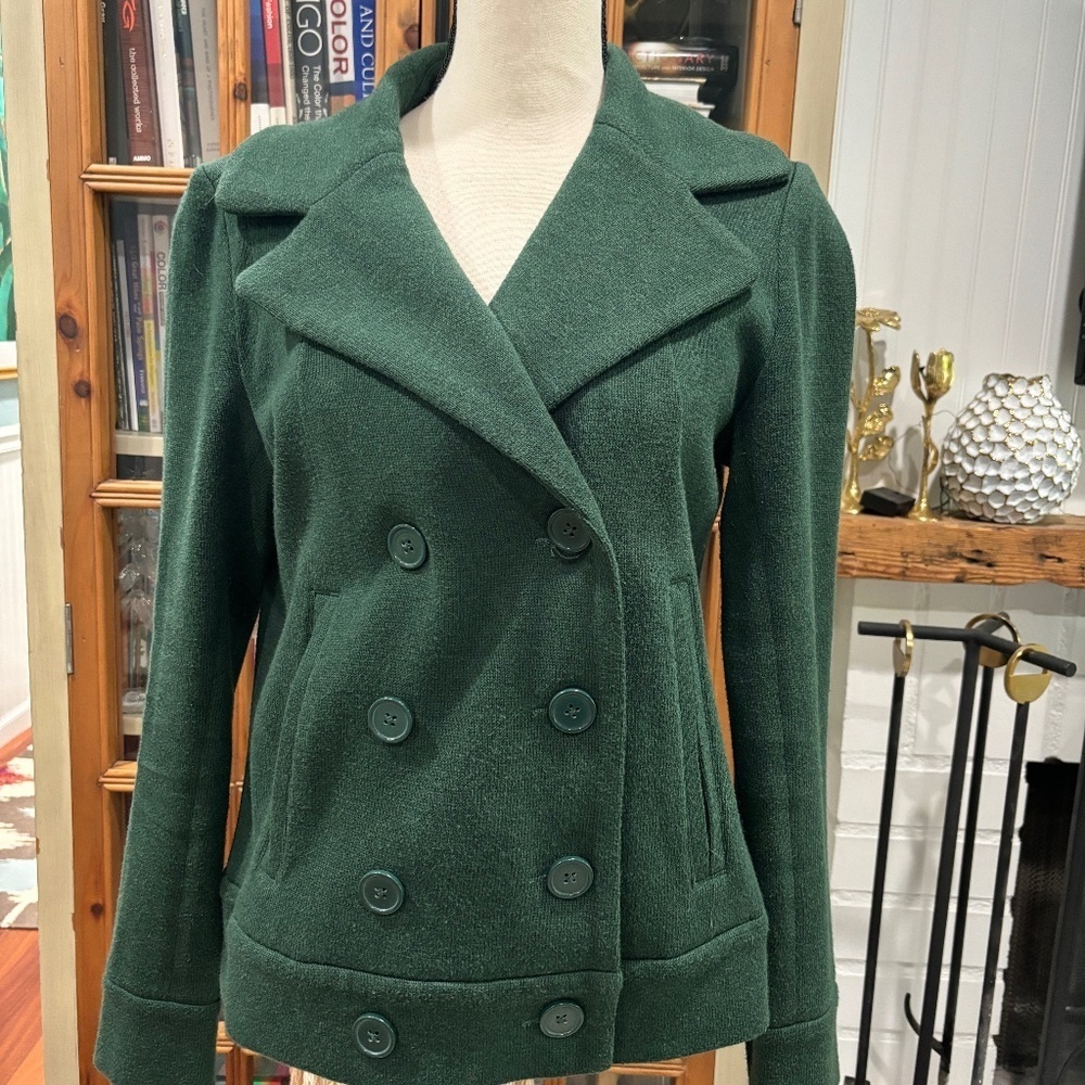 CAbi #3159 Double Breasted Sweater Pea Coat Love Carol Collection, Size Medium - Picture 2 of 13